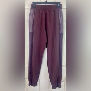 Victoria's Secret Sport Elastic Pull-On Windbreak Joggers Pants Purple Size XS
